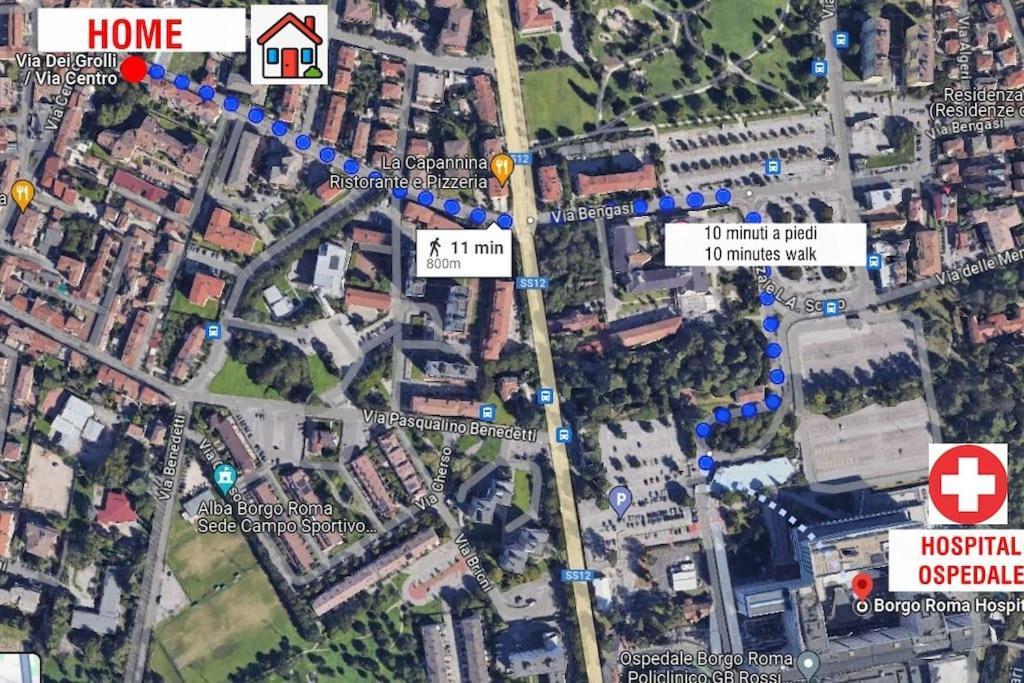Casa Romeo Vinitaly - Free Parking - Wifi Apartman Verona Kültér fotó